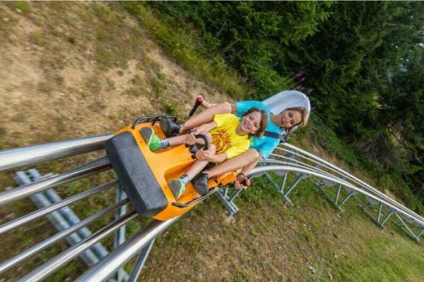 Luge d'été aux Saises